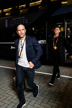 Head coach Henrik Rydström of Malmö FF arrives to the