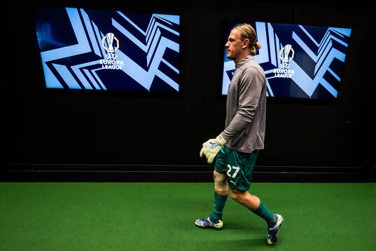 Goalkeeper Johan Dahlin of Malmö FF
