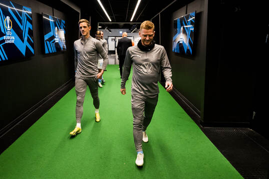 Søren Rieks and Anders Christiansen of Malmö FF