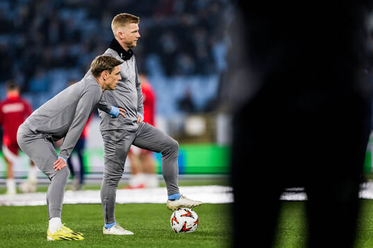 Søren Rieks and Anders Christiansen of Malmö FF