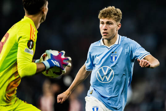 Hugo Bolin of Malmö FF