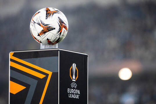 General view of the official match ball