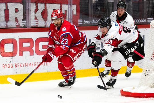 Timrås Jeremy Boyce-Rotevall och Malmö Redhawks Fredrik