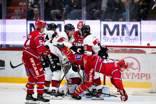 Malmö Redhawks William von Barnekow och Timrås Emil