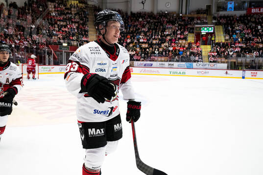 Malmö Redhawks Fredrik Händemark jublar