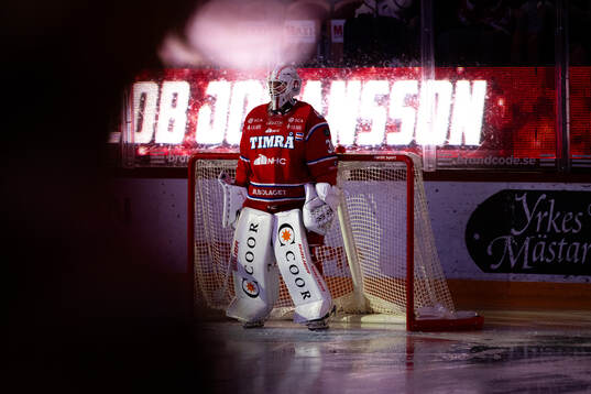 Timrås målvakt Jacob Johansson