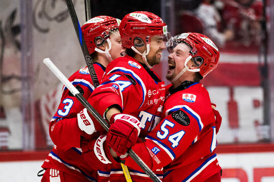 Timrås Emil Pettersson, Jonathan Dahlén jublar