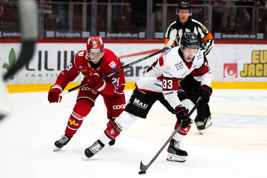 Malmö Redhawks Lassi Thomson och Timrås Filip Hållander