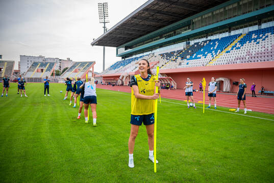 Bläddra bland fler bilder av Football, UEFA Women's Euro Qualifier, Norway, training