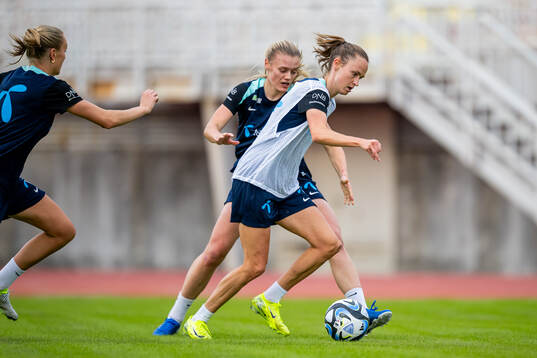 Mathilde Harviken and Caroline Graham Hansen of the