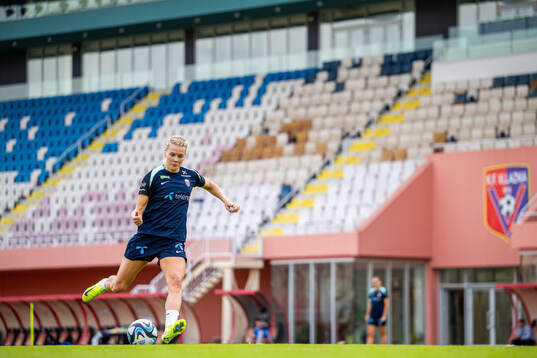 Ada Hegerberg of the Norwegian women's national football
