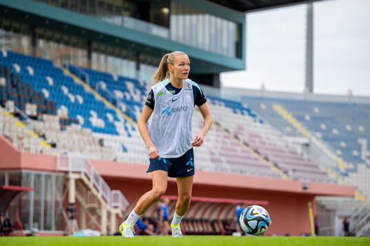 Frida Maanum of the Norwegian women's national football team