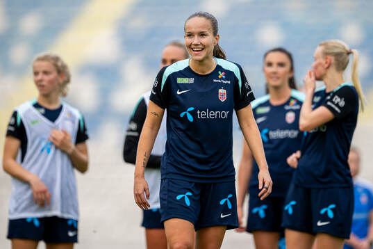 Guro Reiten of the Norwegian women's national football team