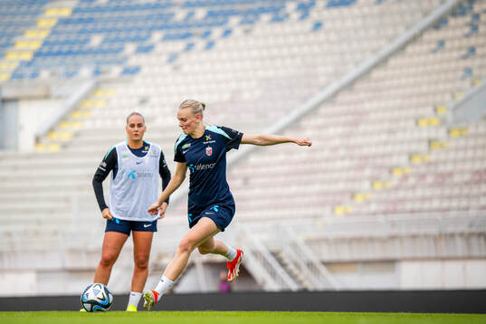 Karina Sævik of the Norwegian women's national football