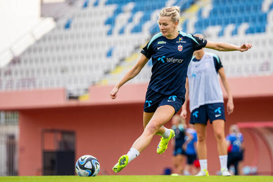 Ada Hegerberg of the Norwegian women's national football