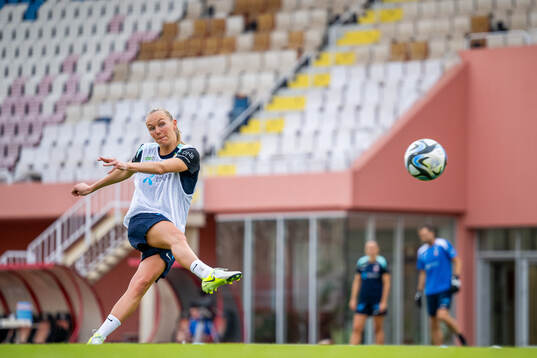 Frida Maanum of the Norwegian women's national football team