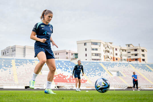 Maren Mjelde of the Norwegian women's national football team