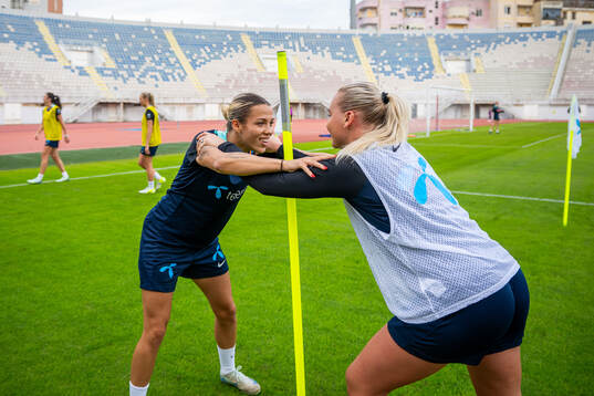 Celin Bizet Ildhusøy and Cathinka Tandberg of the