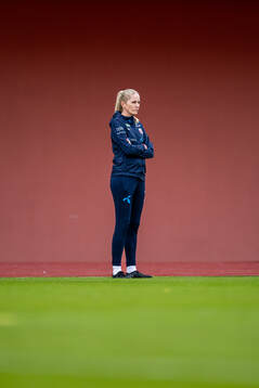Gemma Grainger, head coach of the Norwegian women's