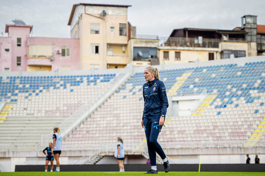 Gemma Grainger, head coach of the Norwegian women's