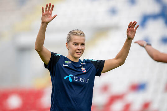 Ada Hegerberg of the Norwegian women's national football