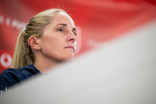 Gemma Grainger, head coach of the Norwegian women's