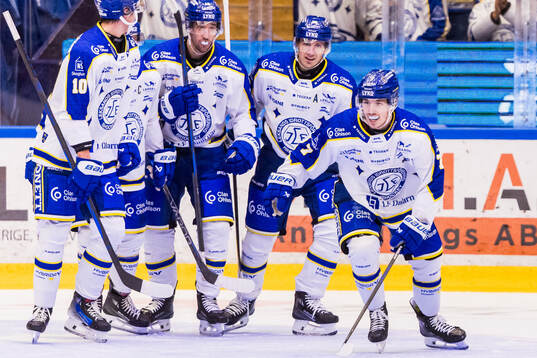 Leksands Marcus Karlberg jublar