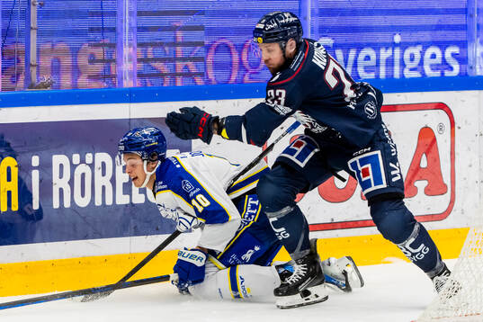 Leksands Anton Johansson och Linköpings Robin Kovacs