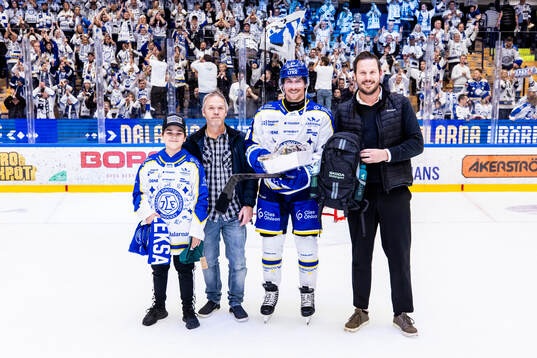 Leksands Justin Glenn Kloos utsedd till matchens lirare