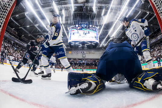 Leksands Joonas Lyytinen och Anton Johansson