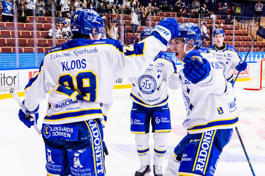 Leksands Justin Glenn Kloos jublet