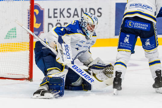 Leksands målvakt Marcus Gidlöf
