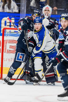Linköpings Patrick Russell och Leksands Kalle Östman