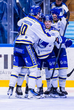 Leksands Marcus Karlberg jublar