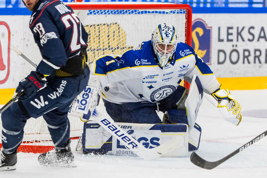 Leksands målvakt Marcus Gidlöf