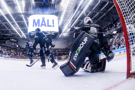 Linköpings målvakt Christian Heljanko deppar
