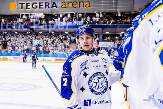 Leksands Marcus Karlberg jublar