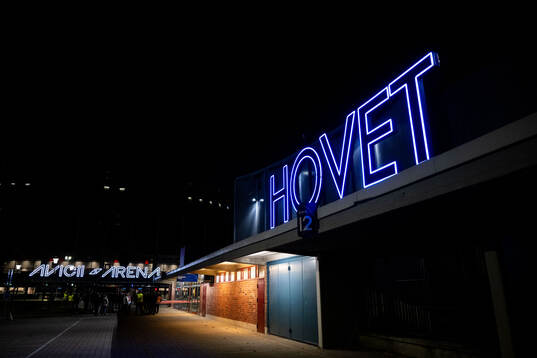 Exteriör vy över Hovet