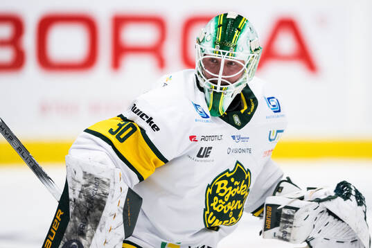 Björklövens målvakt Joona Voutilainen