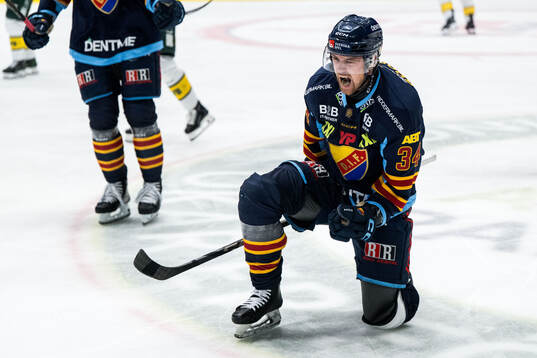 Djurgårdens Daniel Brodin jublar