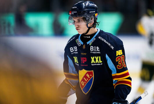 Djurgårdens Victor Eklund deppar