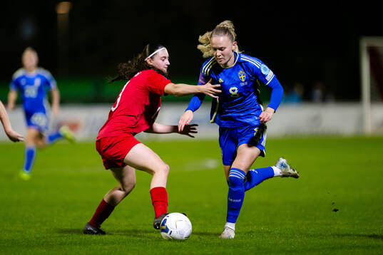 Ana Barbosa Abreu of Luxembourg and Matilda Vinberg of