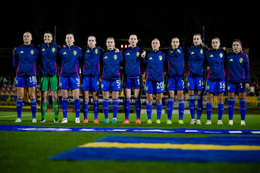 Lineup of Sweden