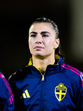 Goalkeeper Zecira Musovic of Sweden
