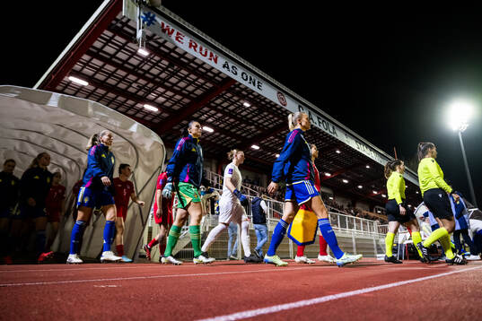 Linda Sembrant, goalkeeper Zecira Musovic and Fridolina