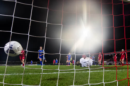 Johanna Rytting Kaneryd of Sweden scores 0-2 behind