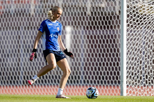 Goalkeeper Selma Panengstuen of Norway