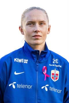 Thea Bjelde of Norway line up
