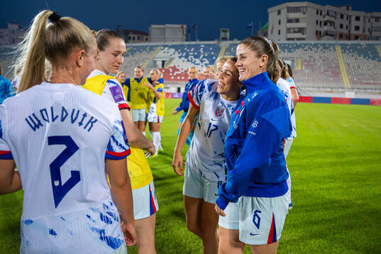 Emilie Woldvik, Celin Bizet Ildhusøy and Maren Mjelde of