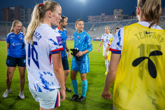 Goalkeeper Cecilie Fiskerstrand of Norway